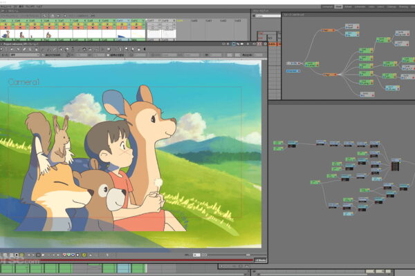 Open Toonz. Fuente de la imagen: https://lignux.com/opentoonz-es-un-software-de-animacion-2d/