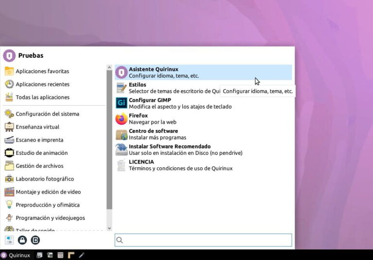 Quirinux 2.0 Estable: cómo es el sistema operativo para animar